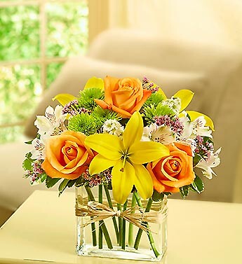 Fields of Europe in Rectangle Vase