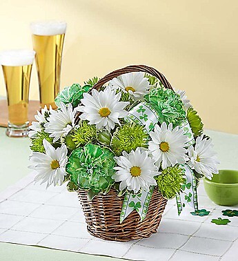 St. Patrick&#039;s Day Flower Basket