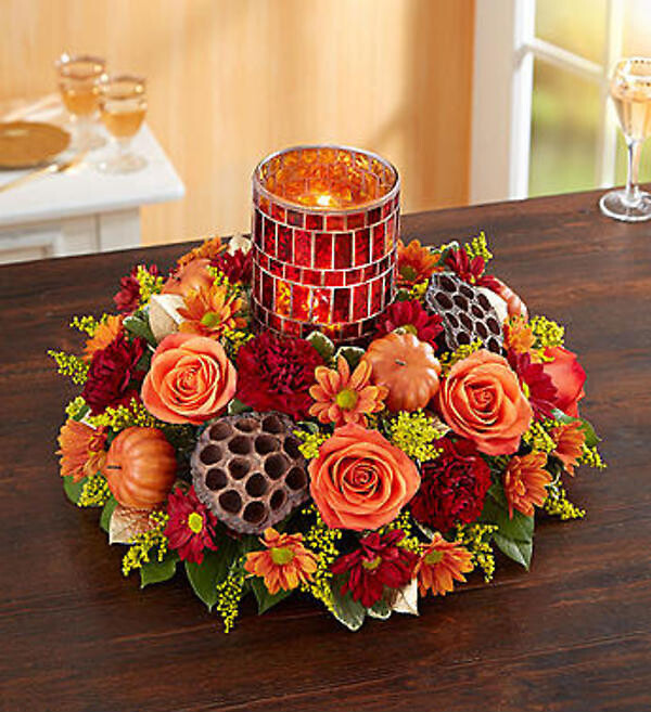 Shimmering Mosaic Centerpiece