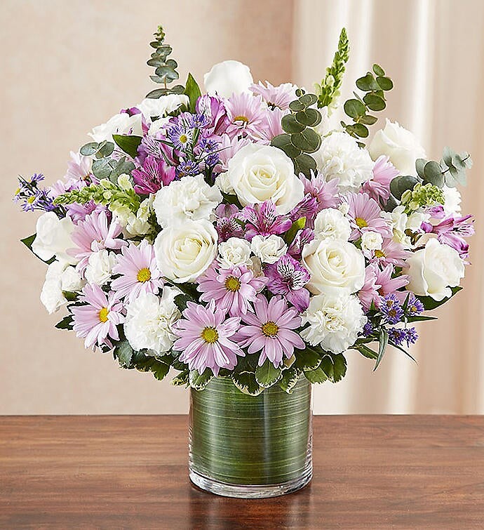 Cherished Memories - Lavender and White