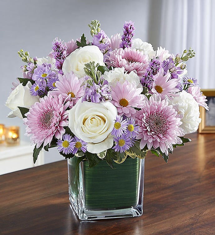 Healing Tears Lavender  White