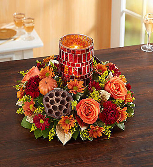 Shimmering Mosaic Centerpiece