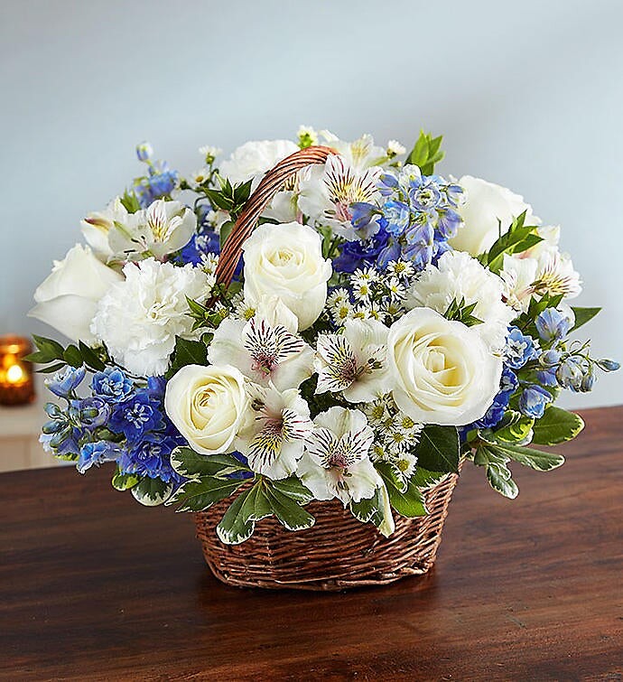 Peace, Prayers Blessings Blue &amp; White