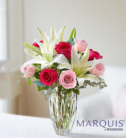 Marquis by Waterford Rose and Lily Bouquet