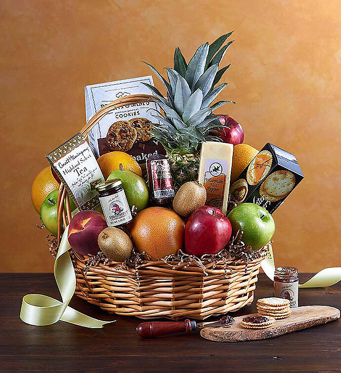 Deluxe Fruit Gourmet Basket
