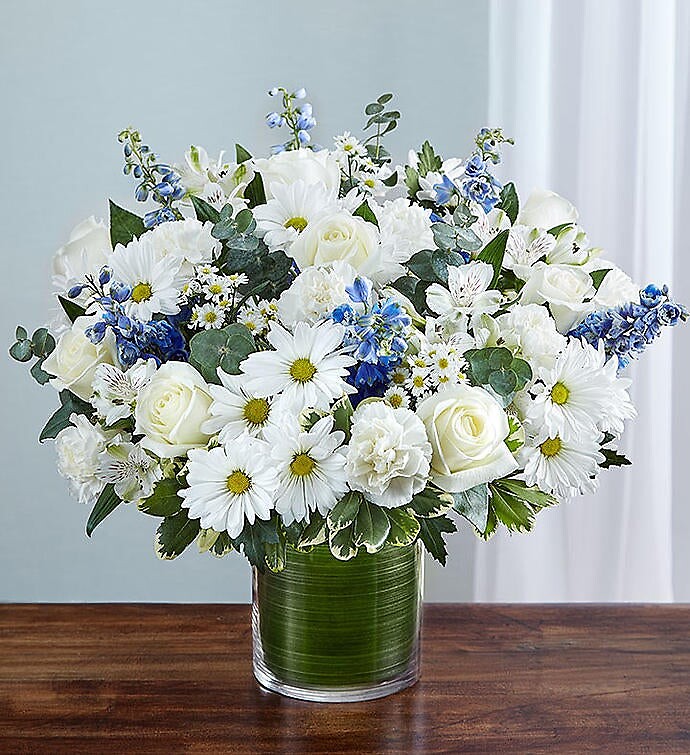 Cherished Memories - Blue and White