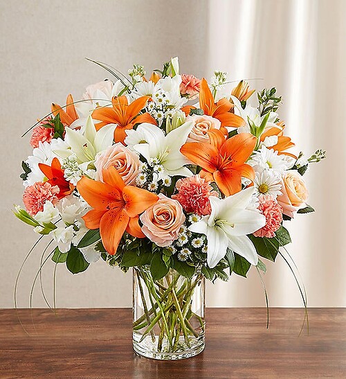 Sincerest Sorrow Peach, Orange &amp; White