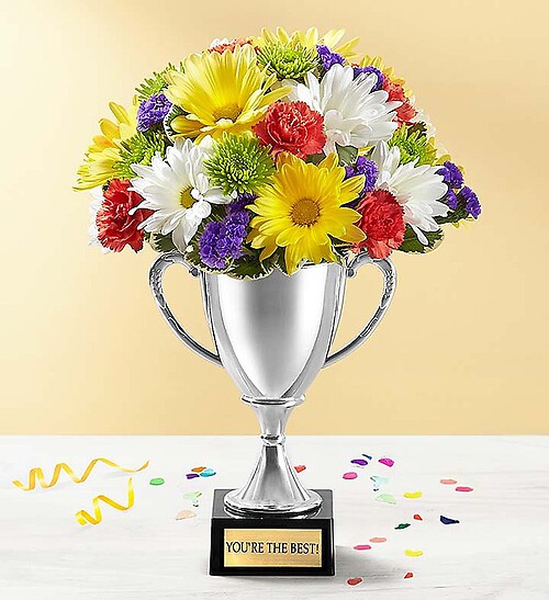 Trophy Bouquet To Say Thank You