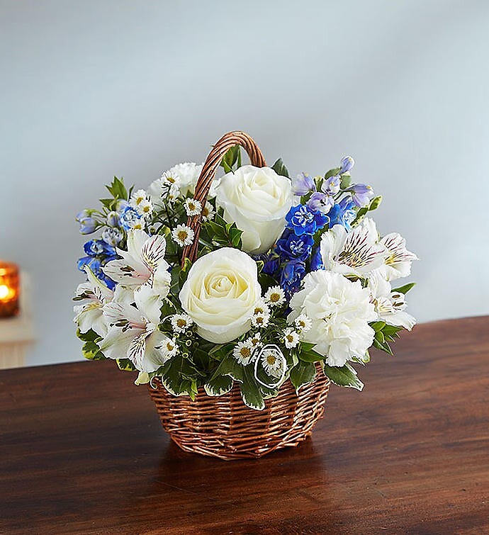 Peace, Prayers Blessings Blue &amp; White