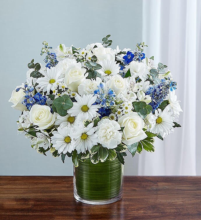 Cherished Memories - Blue and White