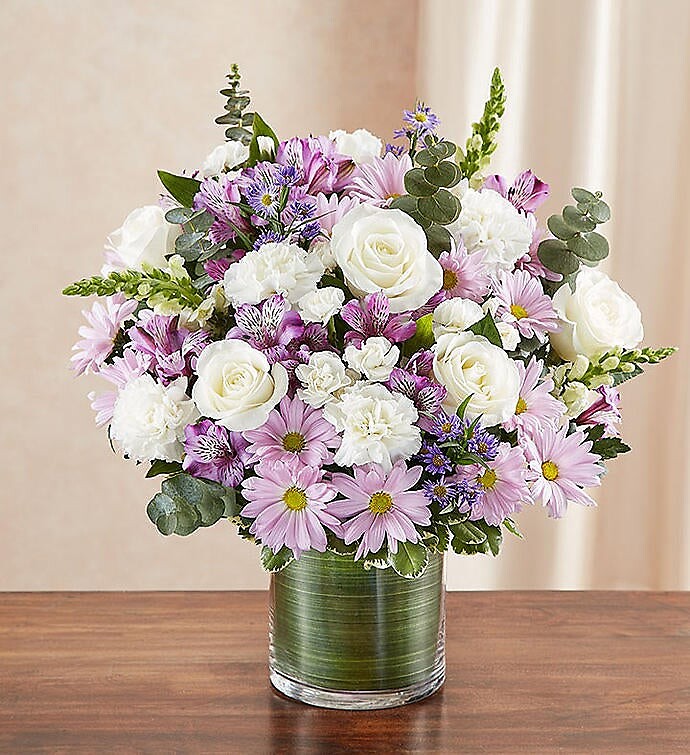 Cherished Memories - Lavender and White