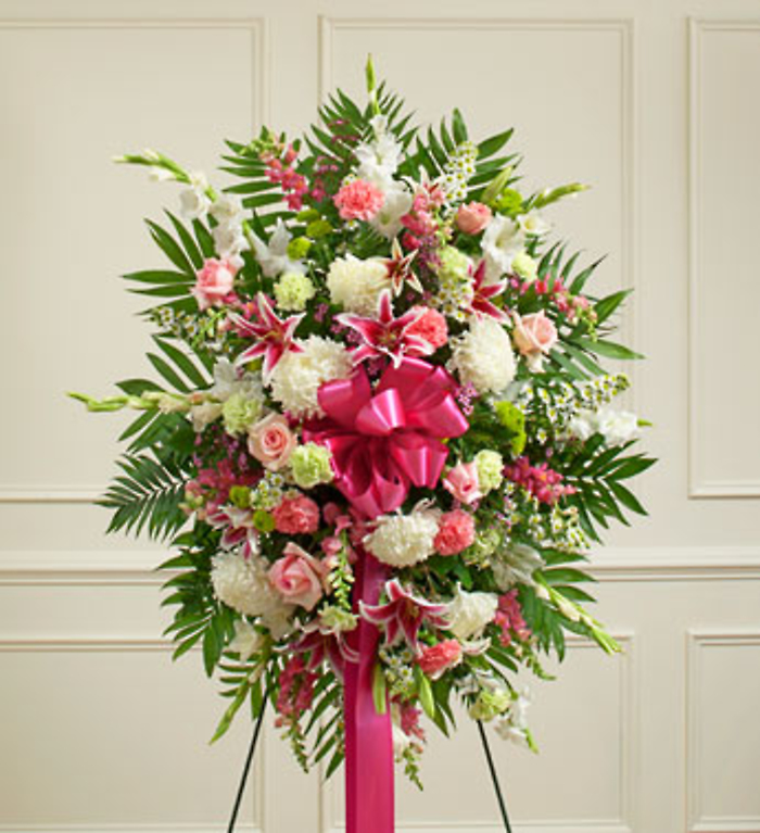 Pastel Sympathy Standing Spray