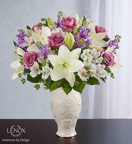 Loving Blooms Lenox Lavender & White