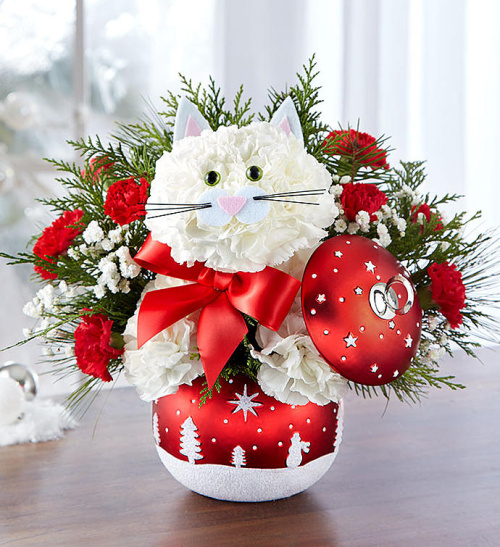 Fabulous Feline? in Starry Night Ornament?