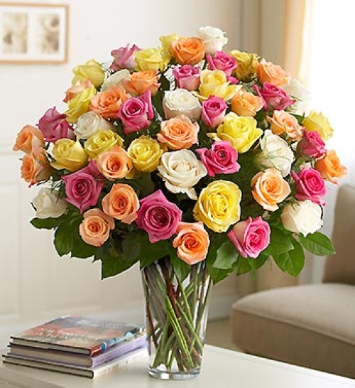 Ultimate Elegance Premium Long Stem Assorted Roses