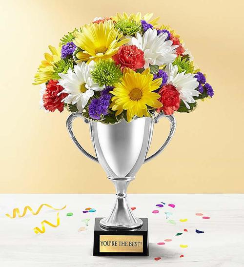 Trophy Bouquet To Say Thank You