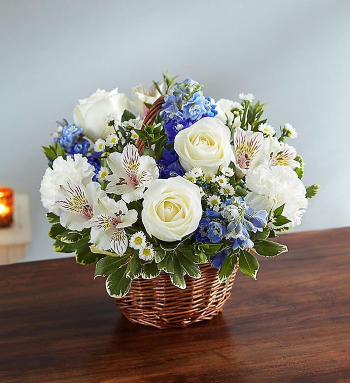 Peace, Prayers Blessings Blue & White