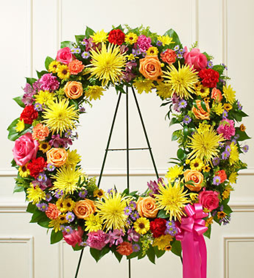 Bright Standing Wreath