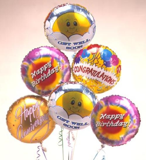 Half Dozen Mylar Balloons