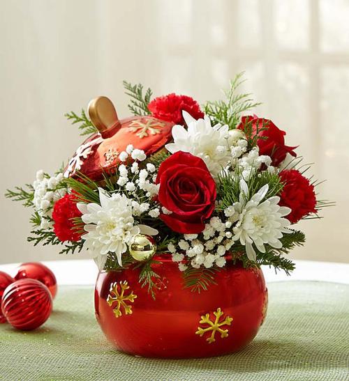 Dazzling Winter Wonderland Flower Arrangement