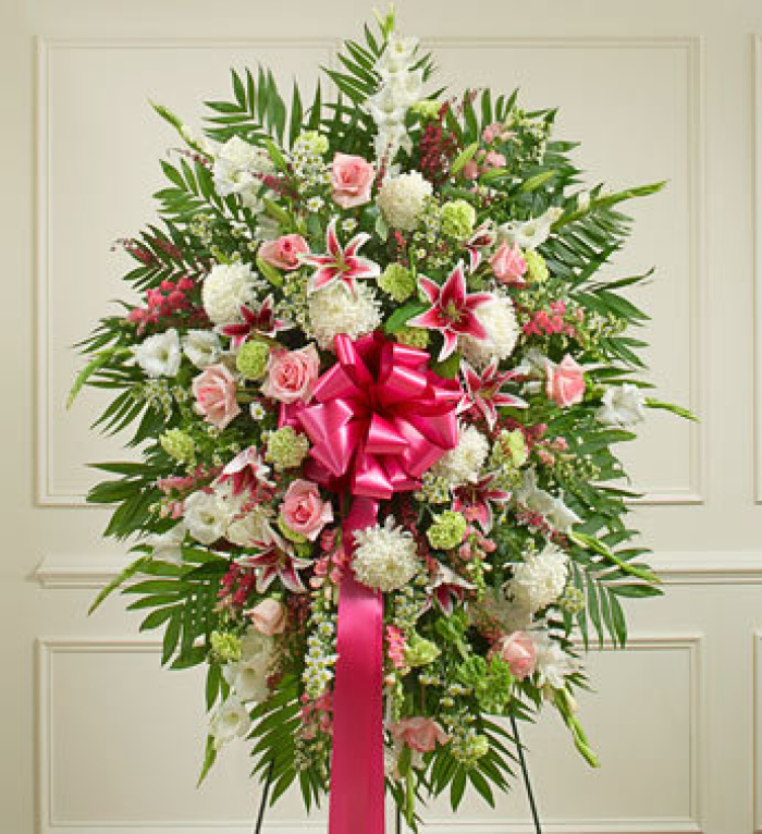 Pastel Sympathy Standing Spray