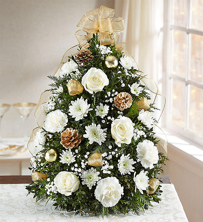Glistening Gold? Holiday Flower Tree?
