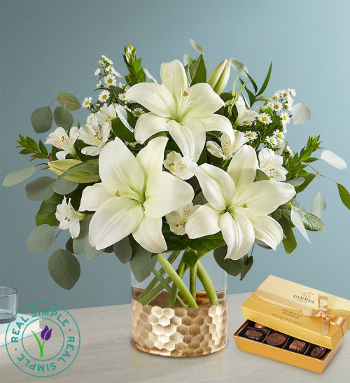 Classic Lily Bouquet by Real Simple&reg;