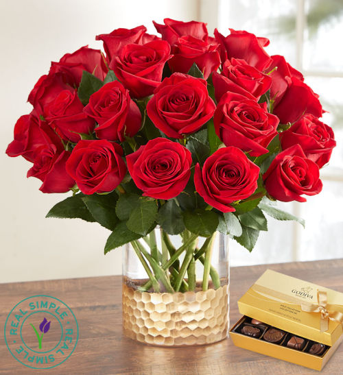 Classic Red Roses by Real Simple&reg;